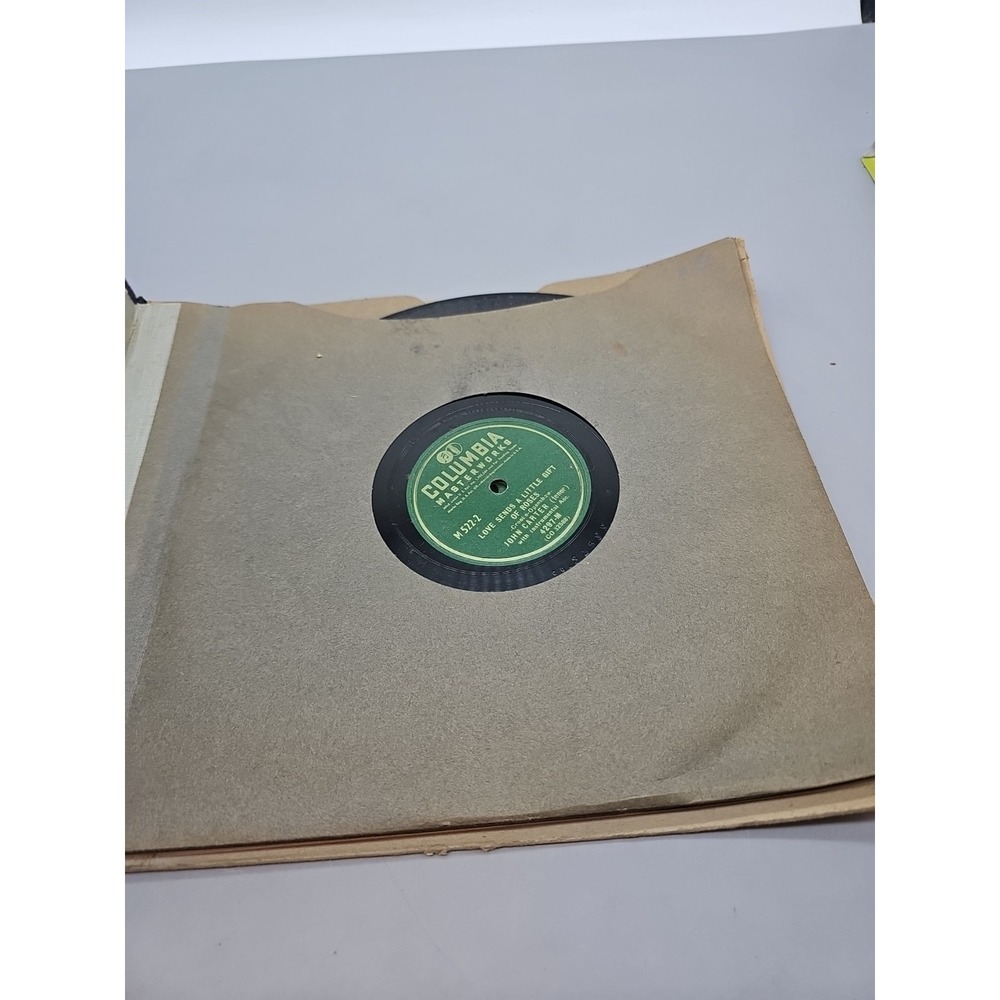 John Carter Sentimental Love Songs Records LP Vinyl 10" 78 RPM M522 Columbia - Picture 5 of 6